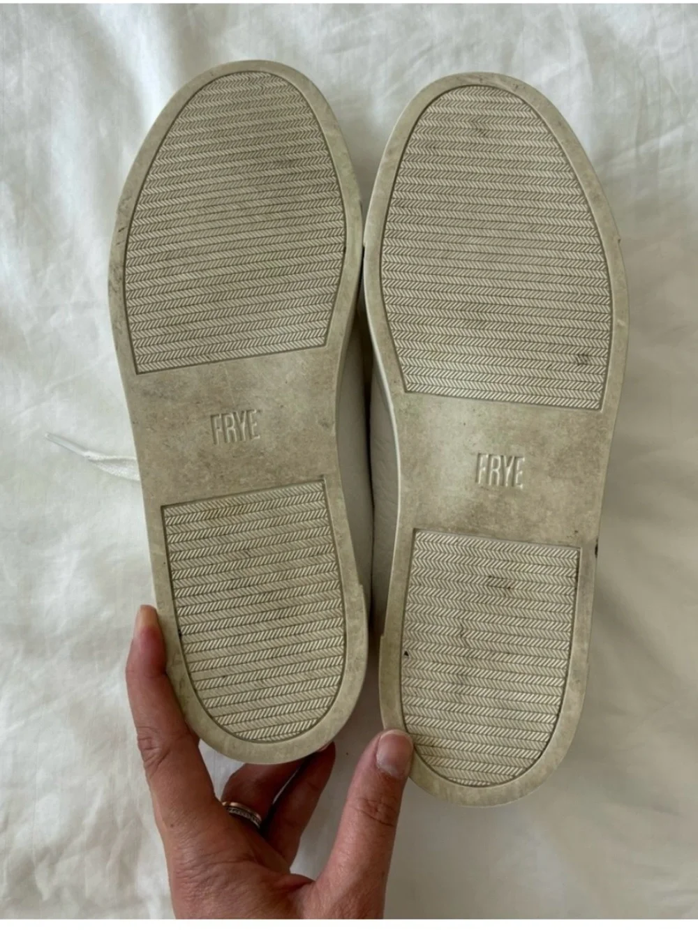 Frye | Women's Ivy Leather Lace-Up Sneakers - Size 9.5